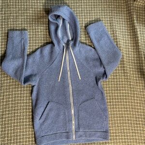 Lululemon Oh So Sherpa Light Blue Fleece Full Zip Jacket